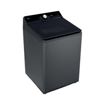Lavadora de 23kg con AI DD™, Ciclo PetCare, ThinQ™, Lavado a Vapor y Tina de Acero Inoxidable, Platinum Black